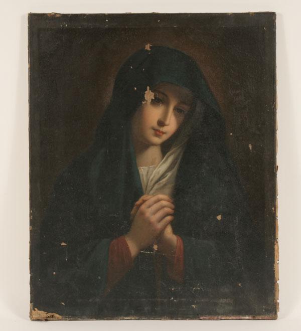 French portrait; beautiful young