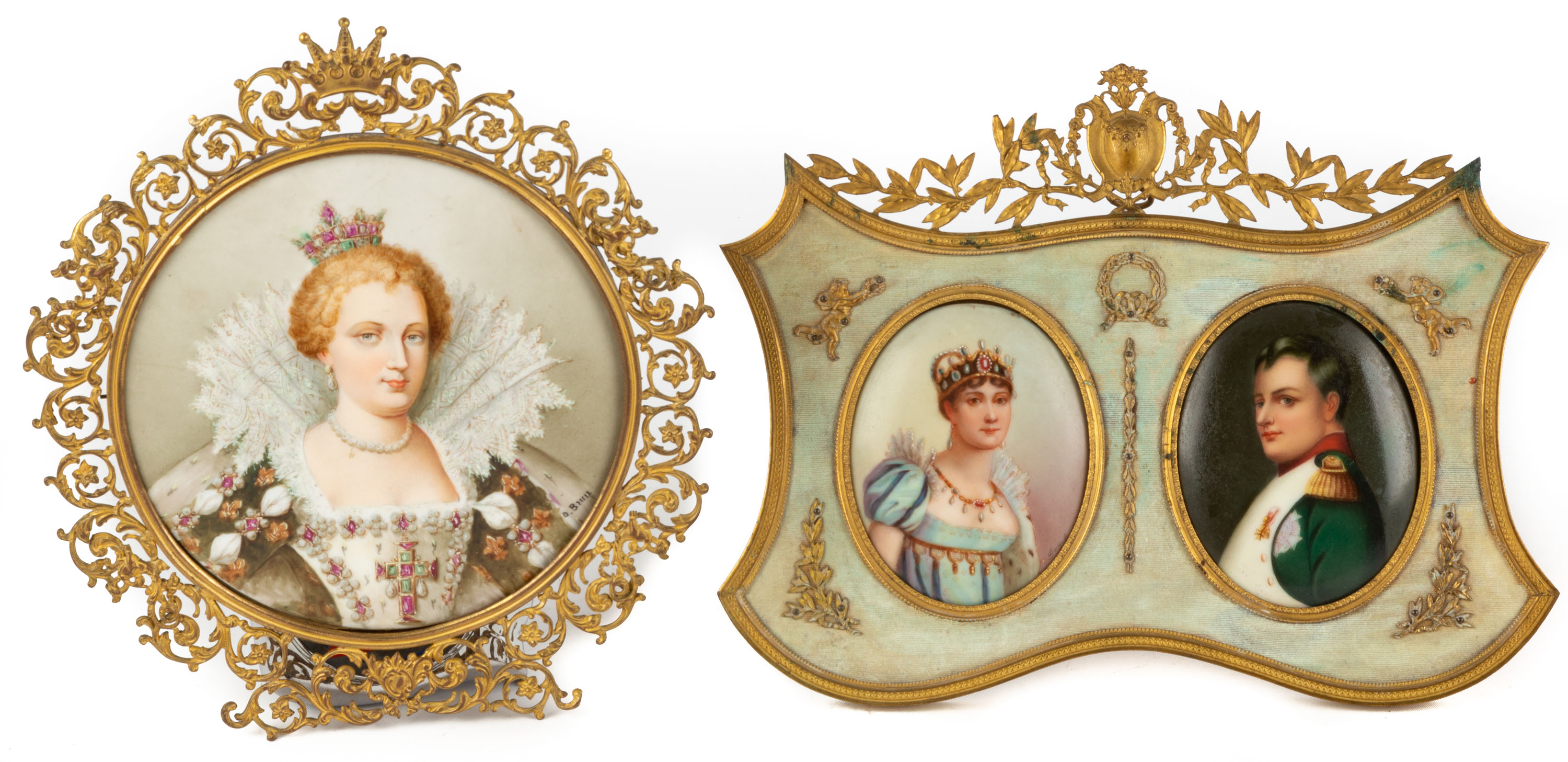 FRENCH PORTRAIT MINIATURES OF