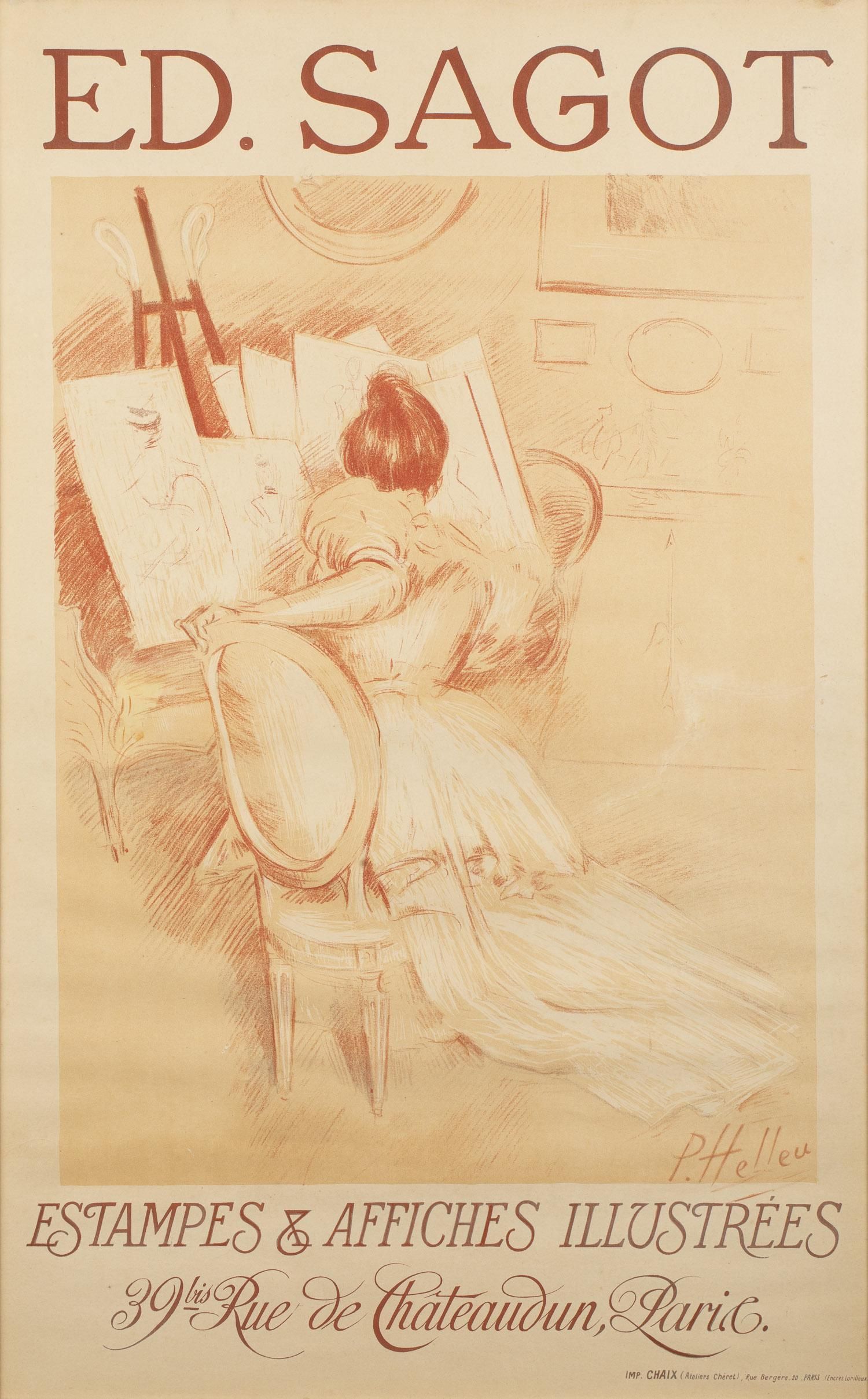 FRENCH POSTER ED. SAGOT,