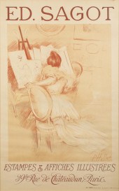 FRENCH POSTER ED. SAGOT, LITHO