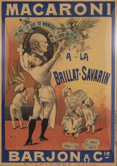 FRENCH POSTER MACARONI BARJON