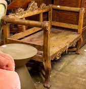 FRENCH PRIMITIVE STYLE CARVED