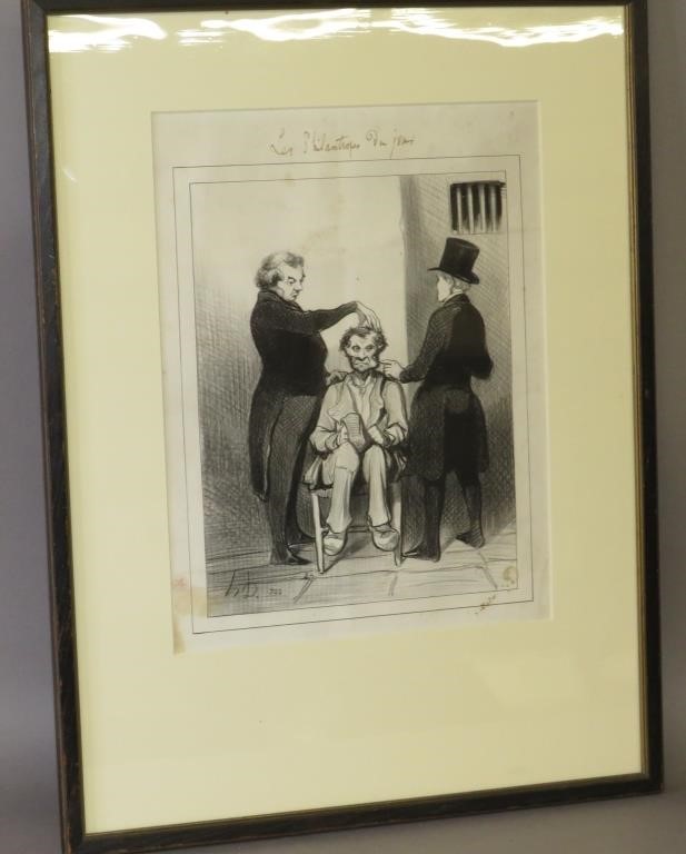 FRENCH PRINT LES PHILANTROPESca.