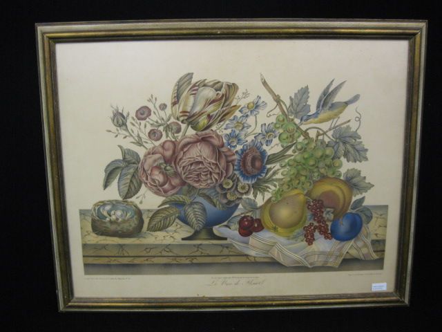 French Print still life with
