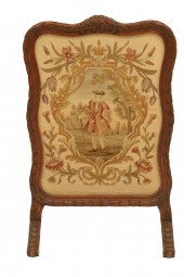 FRENCH PROV. NEEDLEPOINT FIRE