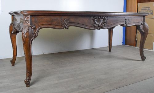 FRENCH PROVINCIAL BUREAU PLATCarved