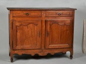 FRENCH PROVINCIAL CARVED CHERR