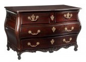 FRENCH PROVINCIAL CARVED MAHOG