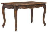 FRENCH PROVINCIAL CARVED OAK C