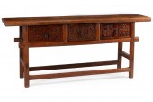FRENCH PROVINCIAL CARVED OAK C