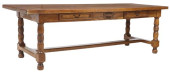 FRENCH PROVINCIAL CARVED OAK F