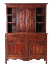 French Provincial carved oak v