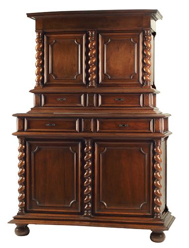 FRENCH PROVINCIAL CARVED SPIRAL