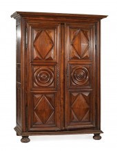 FRENCH PROVINCIAL CARVED WALNU