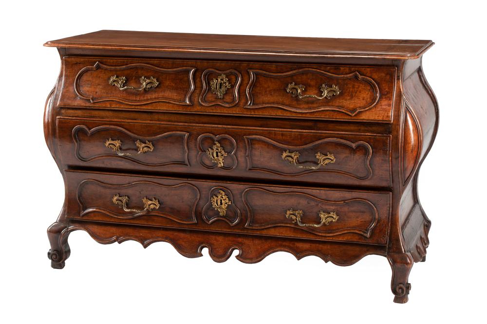 FRENCH PROVINCIAL CARVED WALNUT