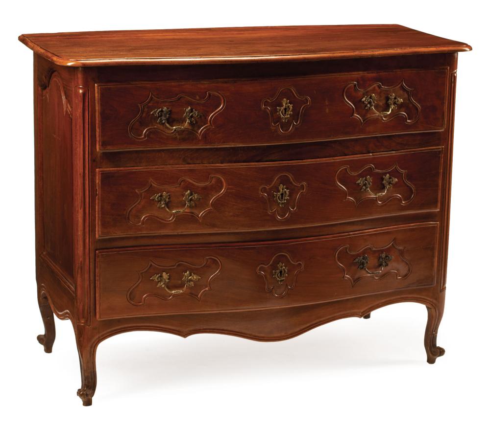 FRENCH PROVINCIAL CARVED WALNUT