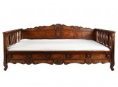 FRENCH PROVINCIAL CARVED WALNU