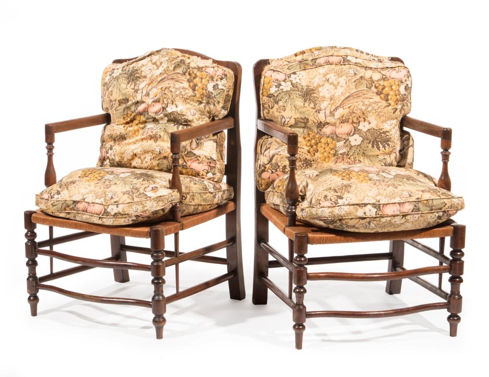 FRENCH PROVINCIAL CARVED WALNUT