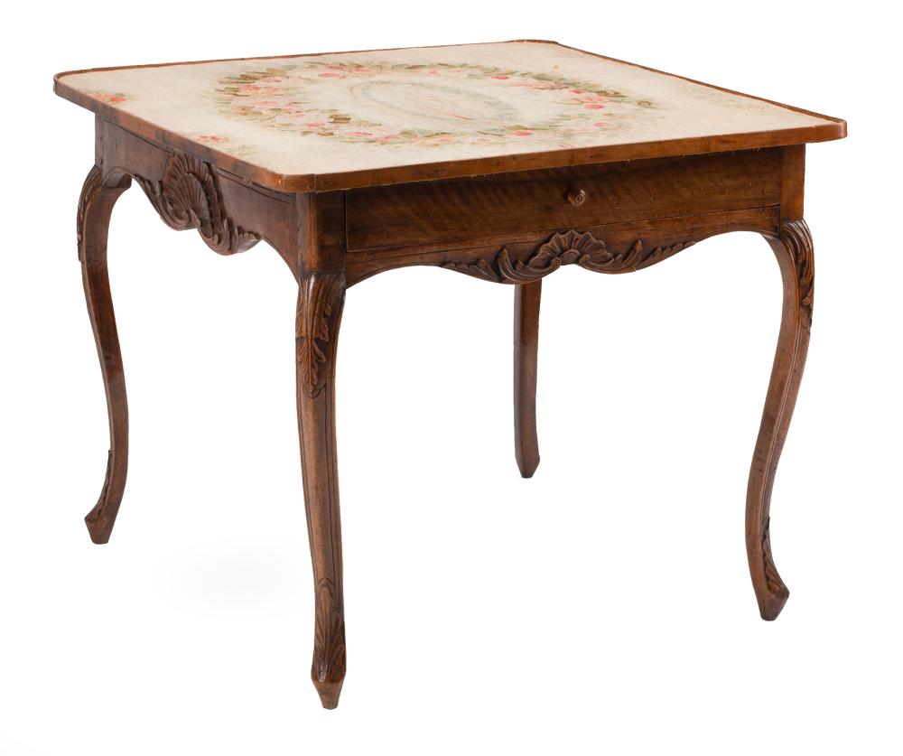 FRENCH PROVINCIAL CARVED WALNUT