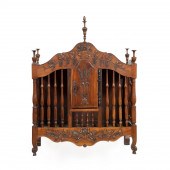 FRENCH PROVINCIAL CARVED WALNU