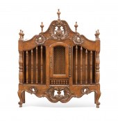FRENCH PROVINCIAL CARVED WALNU