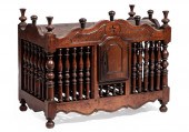 FRENCH PROVINCIAL CARVED WALNU