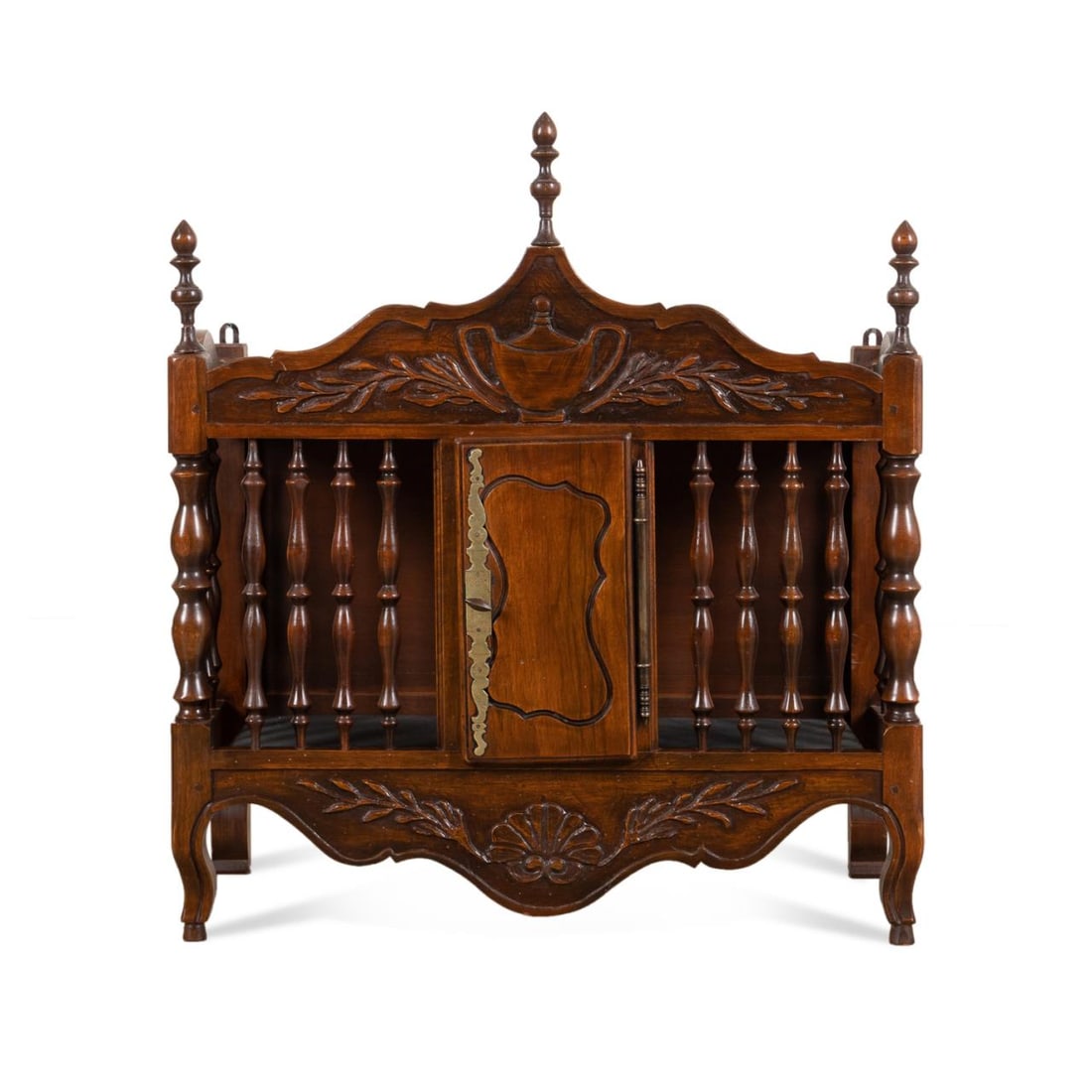 FRENCH PROVINCIAL CARVED WALNUT