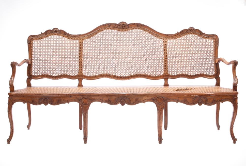FRENCH PROVINCIAL CARVED WALNUT