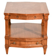 FRENCH PROVINCIAL CARVED WALNU