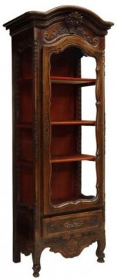 FRENCH PROVINCIAL CARVED WALNU