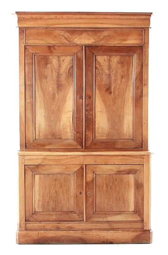 French provincial cherry armoire