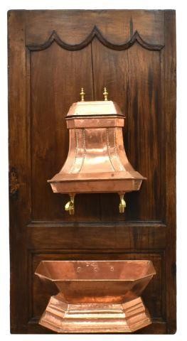 FRENCH PROVINCIAL COPPER LAVABO
