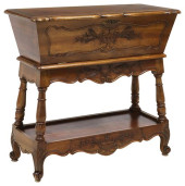 FRENCH PROVINCIAL DOUGH BIN-FO