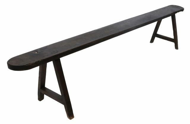 FRENCH PROVINCIAL ELM TRESTLE