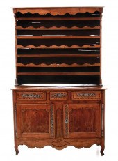 French Provincial inlaid fruit