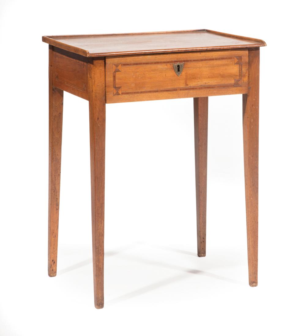 FRENCH PROVINCIAL INLAID WALNUT