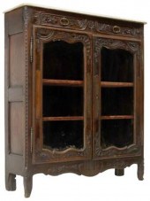 FRENCH PROVINCIAL MARBLE-TOP O