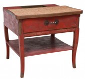 FRENCH PROVINCIAL MARBLE-TOP R