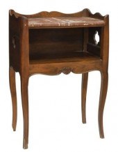FRENCH PROVINCIAL MARBLE-TOP W