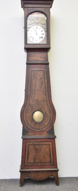 French Provincial Morbier tall case