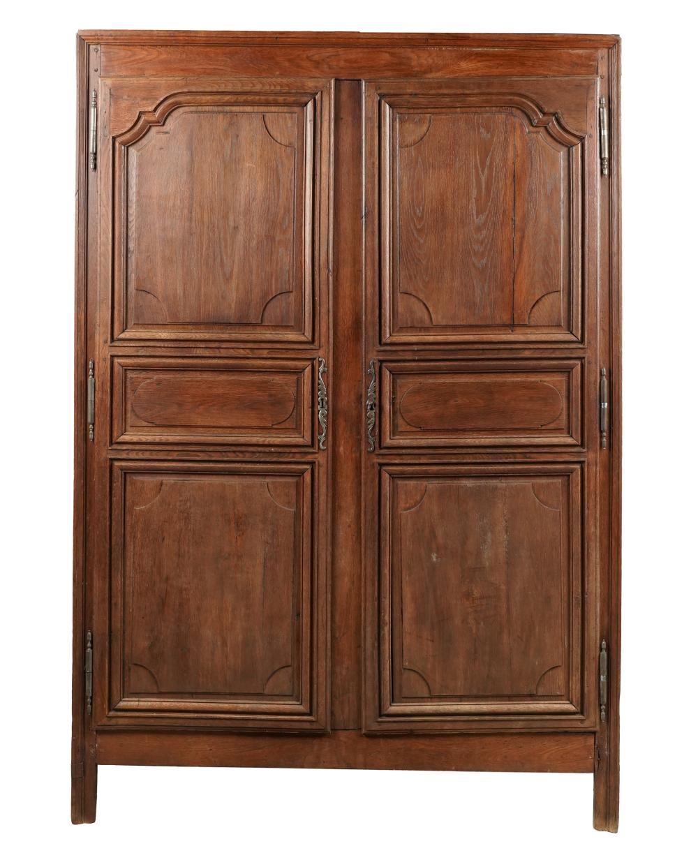 FRENCH PROVINCIAL OAK ARMOIREFrench