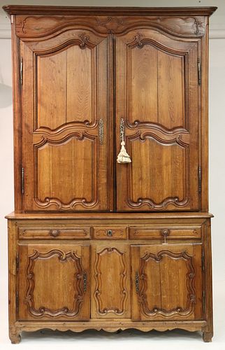 FRENCH PROVINCIAL OAK BUFFET & DEUX