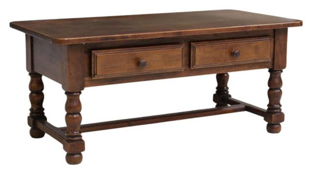 FRENCH PROVINCIAL OAK COFFEE