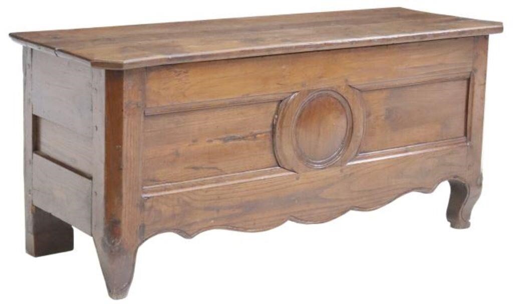 FRENCH PROVINCIAL OAK COFFER