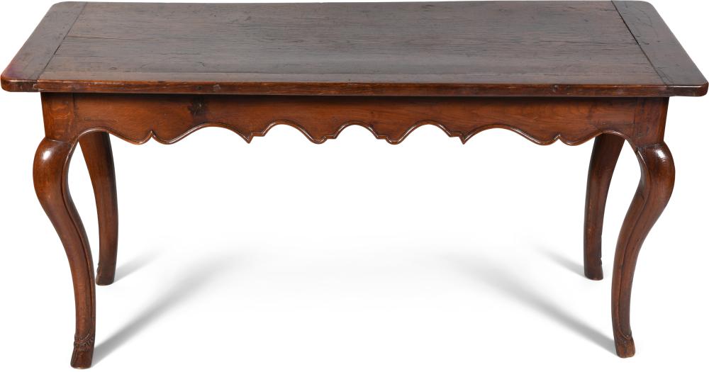 FRENCH PROVINCIAL OAK HALL TABLE,