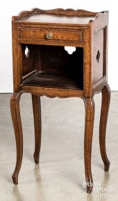 FRENCH PROVINCIAL OAK SIDE TAB