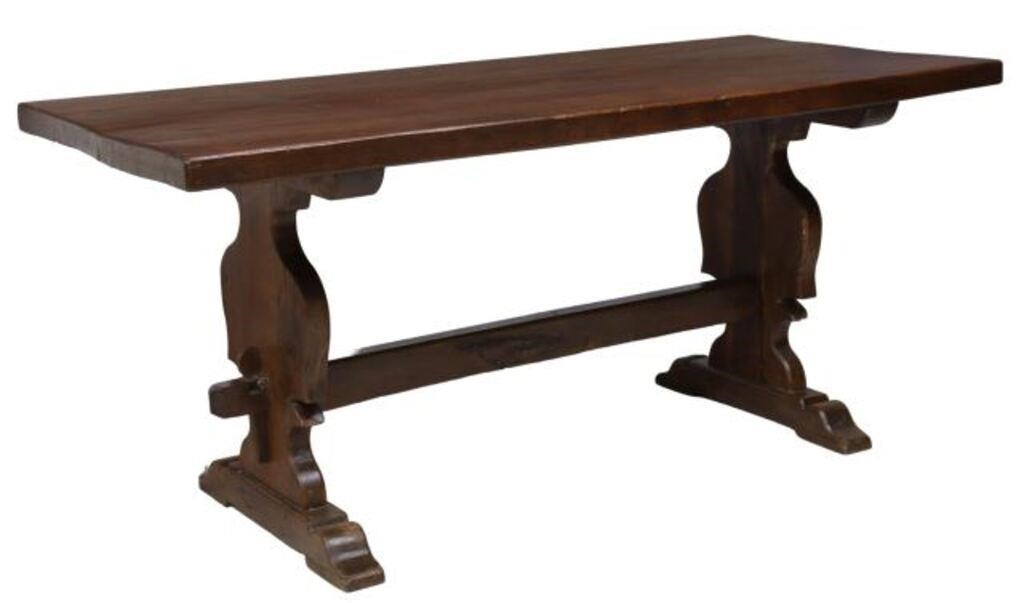 FRENCH PROVINCIAL OAK TRESTLE