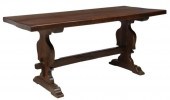 FRENCH PROVINCIAL OAK TRESTLE