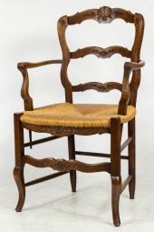 FRENCH PROVINCIAL RUSH SEAT AR