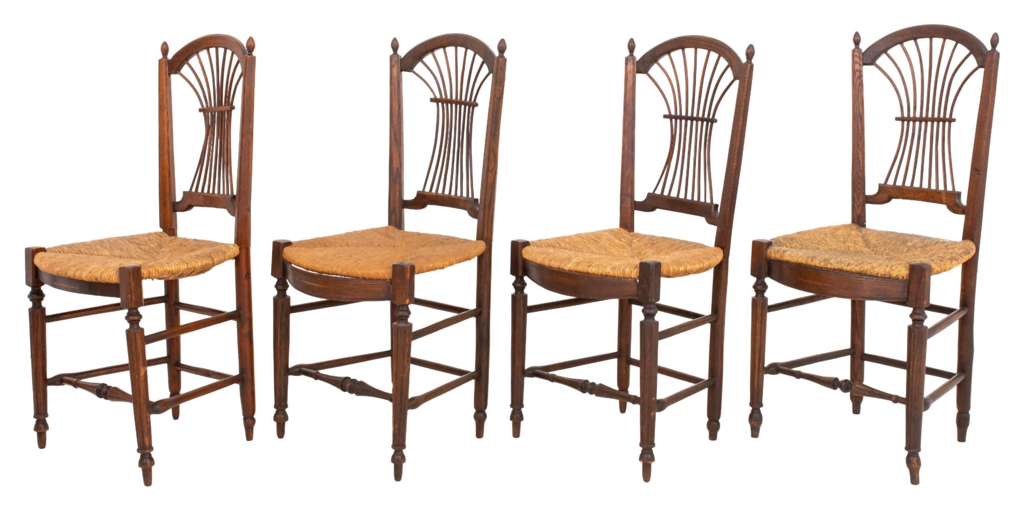 FRENCH PROVINCIAL RUSH SEATED